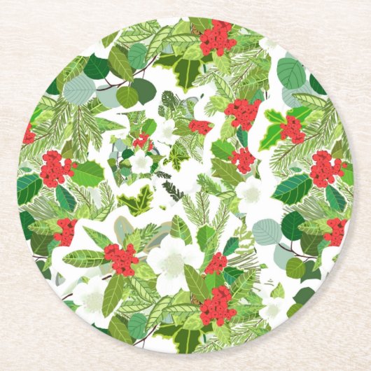 Onderzetter kerstpapier (Voorkant)