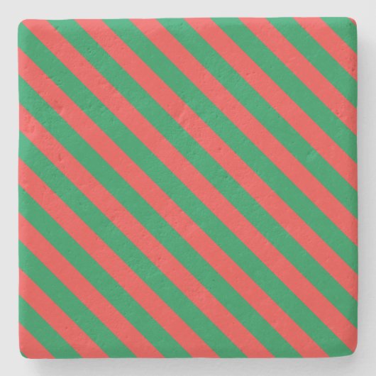 Onderzetter kerststrepen (Voorkant)