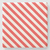 Onderzetter kerststrepen (Voorkant)