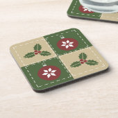 Onderzetter kerstvierkant (Linkerzijde)