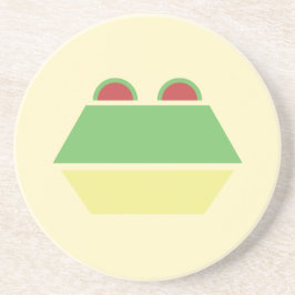 Onderzetter kikkerkop