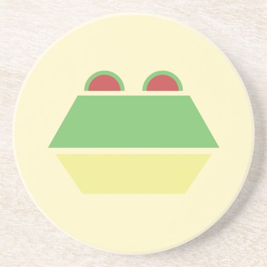 Onderzetter kikkerkop (Voorkant)