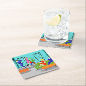 Onderzetter Klassieke televisie-omroep Retro (Insitu)