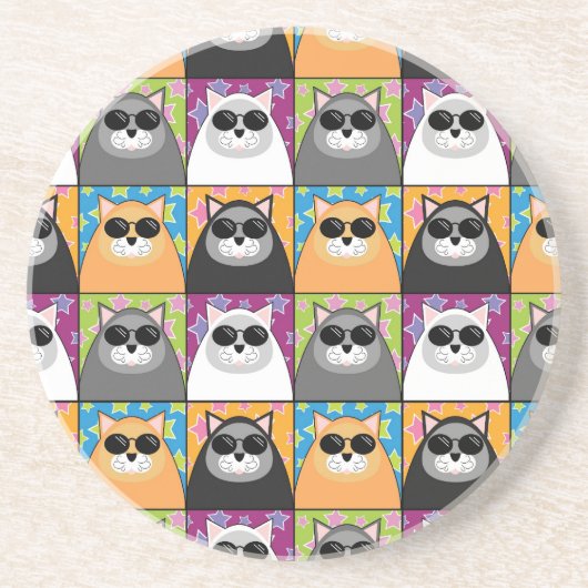 Onderzetter kool kat (Voorkant)