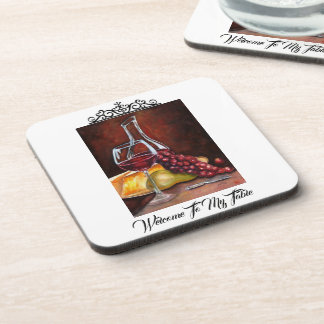 Onderzetter kurk terug - Welkom bij mijn tafel