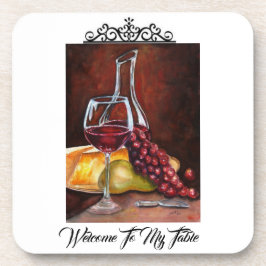 Onderzetter kurk terug - Welkom bij mijn tafel