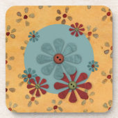 Onderzetter landkurk Button (Voorkant)