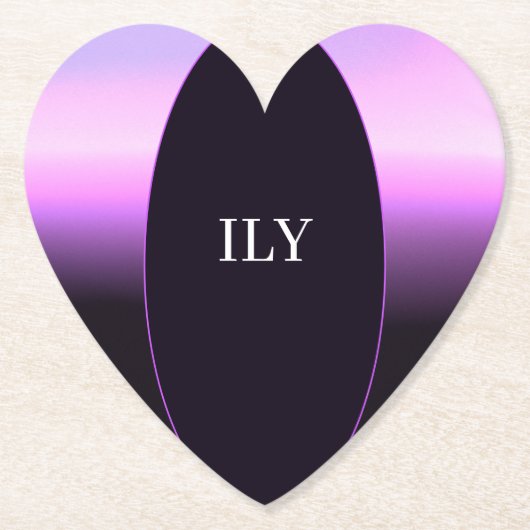 Onderzetter lavender Sunset Paper (Voorkant)