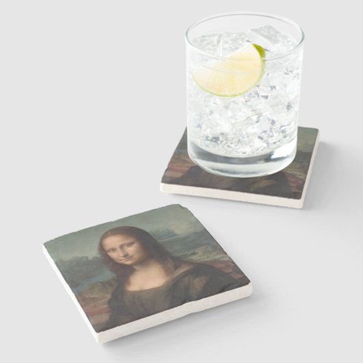 ONDERZETTER : LEONARDO DA VINCI Mona Lisa (Zijkant)