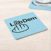 Onderzetter Lib Dem Flip (Schuin)