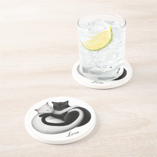 Onderzetter liefdeskatten (Zijkant)