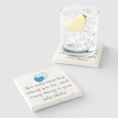 Onderzetter Loeys-Dietz Marble (Zijkant)