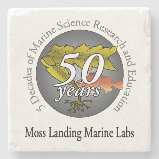 Onderzetter (marmer Stone): Ich/fycol (Voorkant)