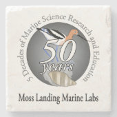 Onderzetter (marmer Stone): Vogel/omkeren (Voorkant)