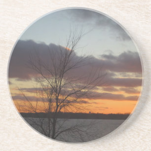 Onderzetter meer Sunset