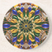 Onderzetter met Brazilië Kleuren Design (Voorkant)