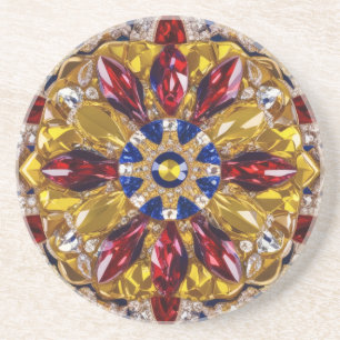 Onderzetter met Colombia Kleuren Ontwerp