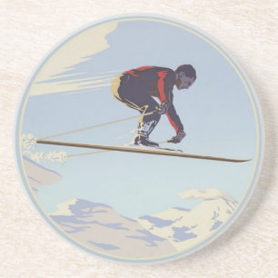 Onderzetter met Cool Ski Print