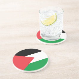 Onderzetter met de Palestijnse vlag