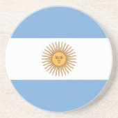 Onderzetter met de vlag van Argentinië (Voorkant)