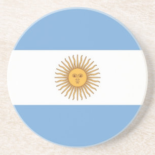 Onderzetter met de vlag van Argentinië