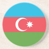 Onderzetter met de vlag van Azerbeidzjan (Voorkant)