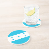 Onderzetter met de vlag van Honduras (Zijkant)