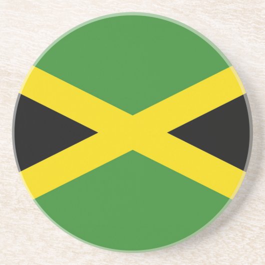 Onderzetter met de vlag van Jamaica (Voorkant)
