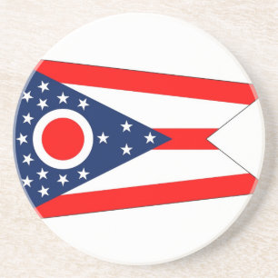 Onderzetter met de vlag van Ohio, Verenigde Staten