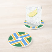 Onderzetter met de vlag van Portland, Oregon, Vere (Zijkant)