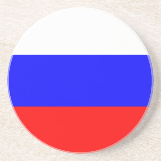Onderzetter met de vlag van Rusland (Voorkant)