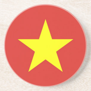 Onderzetter met de vlag van Vietnam