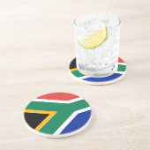 Onderzetter met de vlag van Zuid-Afrika (Zijkant)