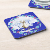 Onderzetter met Deer en een Wreath (Linkerzijde)