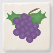 Onderzetter met druivenstoon (Voorkant)
