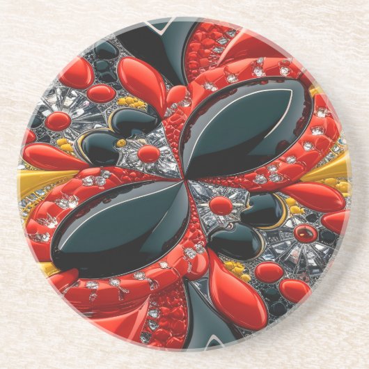 Onderzetter met Duitsland Kleuren Design (Voorkant)