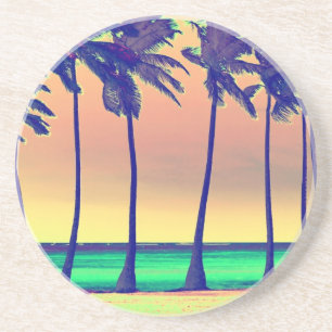 onderzetter met een funky strand