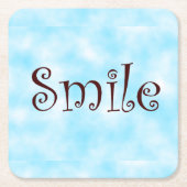 Onderzetter met glimlach (Voorkant)