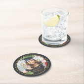 Onderzetter met Gold Photo Round Paper afstuderen (Insitu)