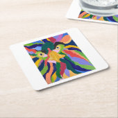 Onderzetter met Green Maurice (Schuin)