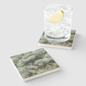 Onderzetter met groene pijngrens (Zijkant)