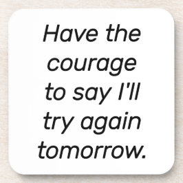 Onderzetter met harde kunststof