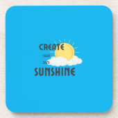 Onderzetter met harde kunststof Creëer Uw eigen zo (Voorkant)