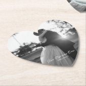  Onderzetter met hartvorm voor tekst (Gekanteld)