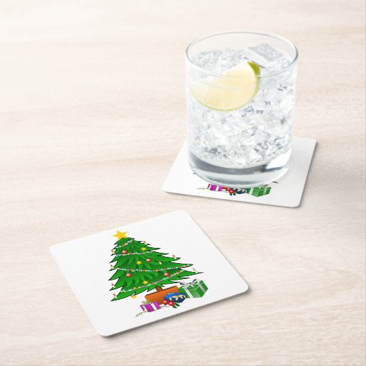 Onderzetter met kerstbomen (Insitu)