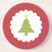 Onderzetter met kerstbomen (Voorkant)