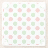 Onderzetter met kerstflesglas voor grote wratensta (Achterkant)