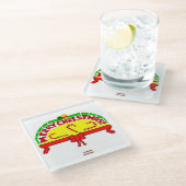 Onderzetter met kerstgraten (Schuin)