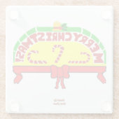 Onderzetter met kerstgraten (Achterkant)