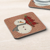 Onderzetter met kerstkurk (Linkerzijde)